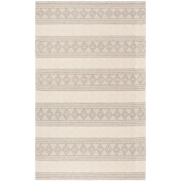 Safavieh Natura NAT750F 5& x 8& Grey, Ivory Rug