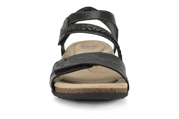 Earth Origins Bria Women's Sandals - Size: 6 Wide, Black