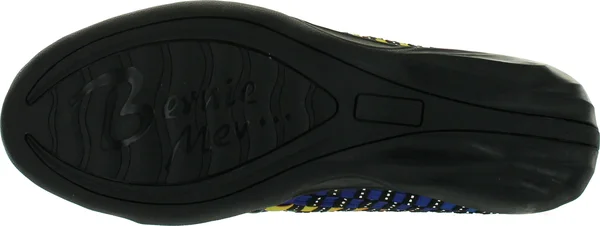 Bernie Mev Women's Catwalk Slip-On Flats Shoes, Black Multi