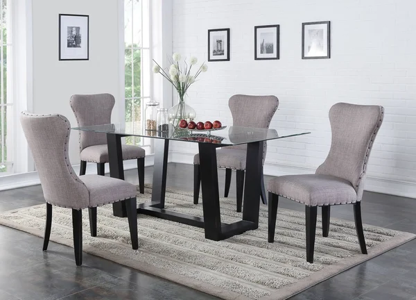 Forestville Dining Table Darby Home Co Base Color: Ebony Black