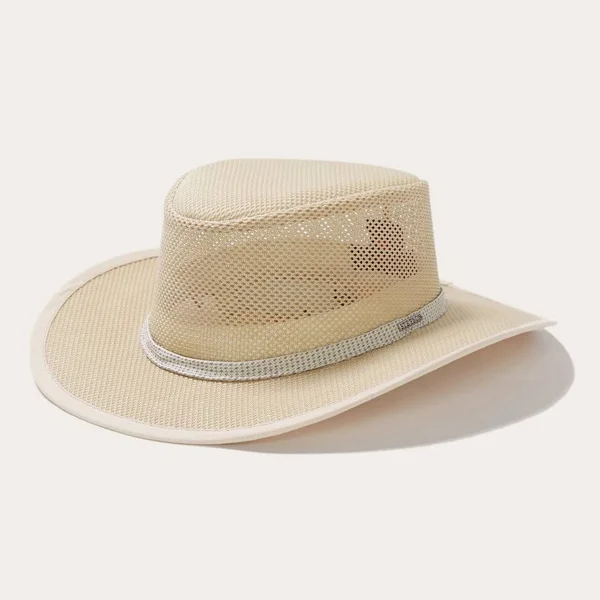 Stetson Mesh Safari Hat - Men's, Natural, Size Small