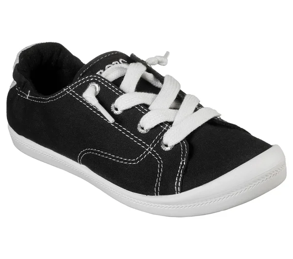 Skechers Women's Bobs Beach Bingo Ditch Day Sneaker, Black