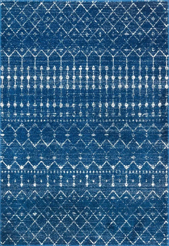 nuLOOM Rugs Moroccan Blythe Blue 9& 10x22 x 14& Area Rug