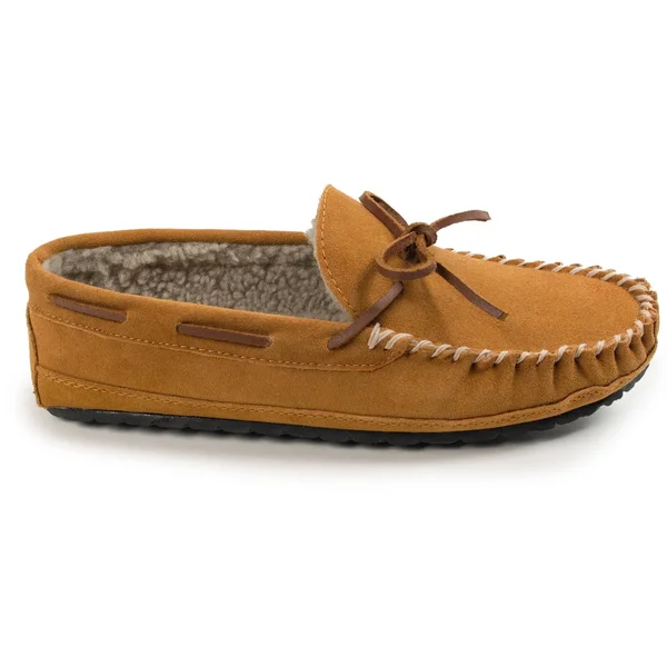 Minnetonka Casey Slipper 10 Men's Cinnamon