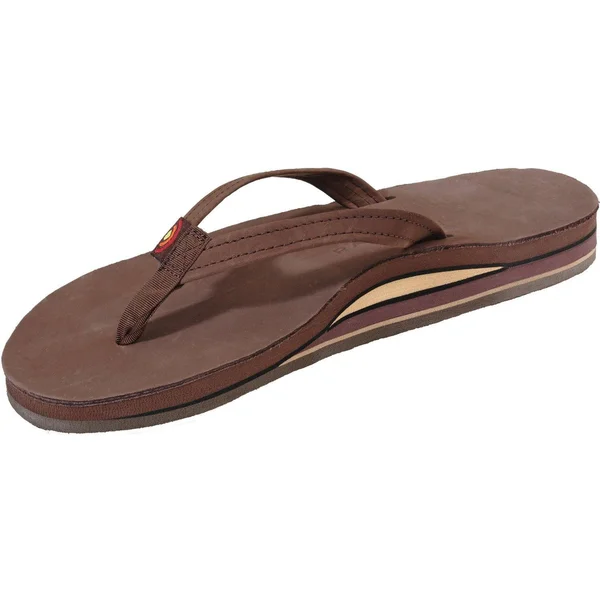 Rainbow Sandals Women's Double Layer Narrow Strap Expresso
