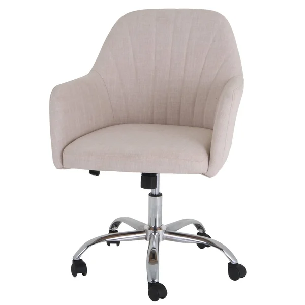 Nature Ivory White Upholstered Task Chair - 26x22L x 25.2x22W x 35.6x22H
