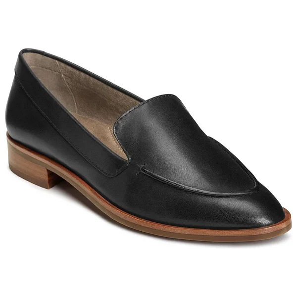 Aerosoles East Bound Women's Shoes Black Leather : 6 B - Medium