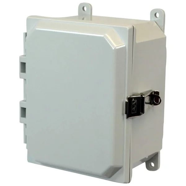 Allied Moulded Products - AMP1084L, Wall Mount Enclosure, 9.93H x 8.15W