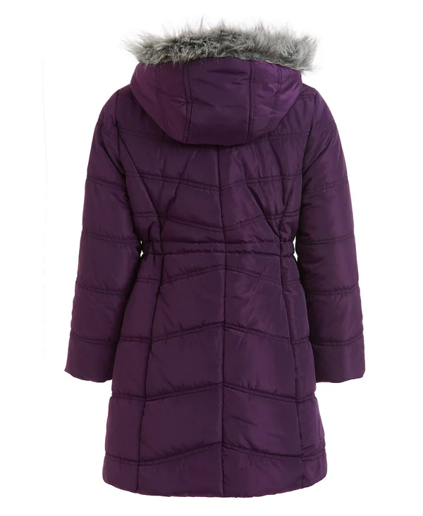 Calvin Klein Girls Aerial Jacket Purple