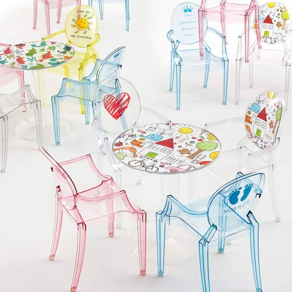 Kartell Lou Lou Ghost Chair Kids, Heart