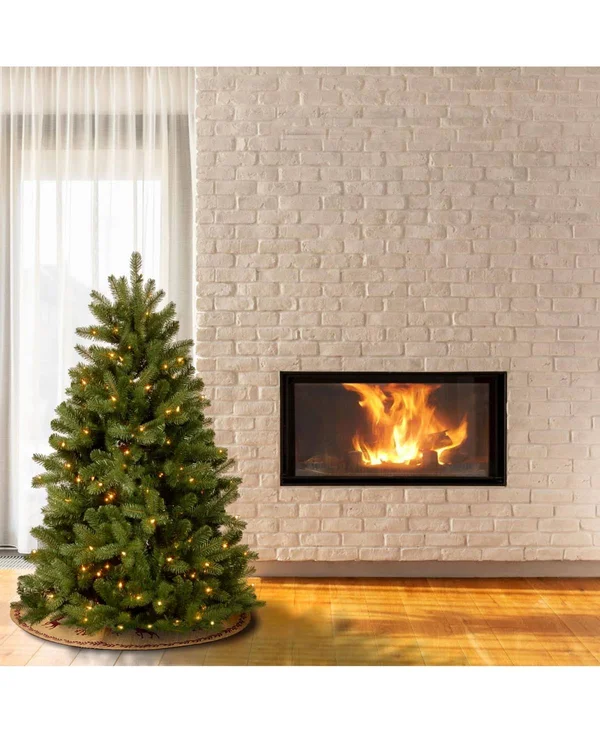 National Tree Newberry Spruce Tree with Dual Color LED Lights 5&