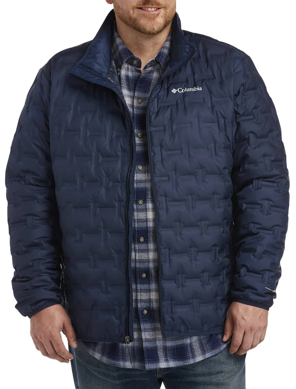 Columbia Men's Delta Ridge Down Jacket - 1x - Collegiate Navy