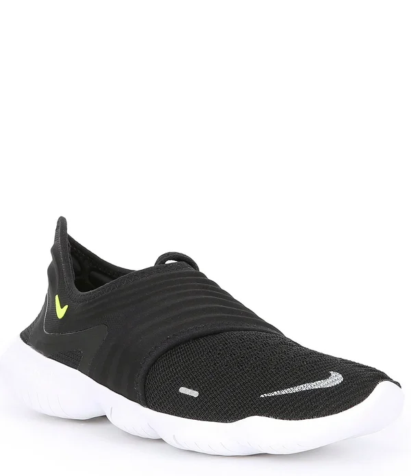 Nike Men's Free RN Flyknit 3.0 Running Shoes, Size: 9, Black