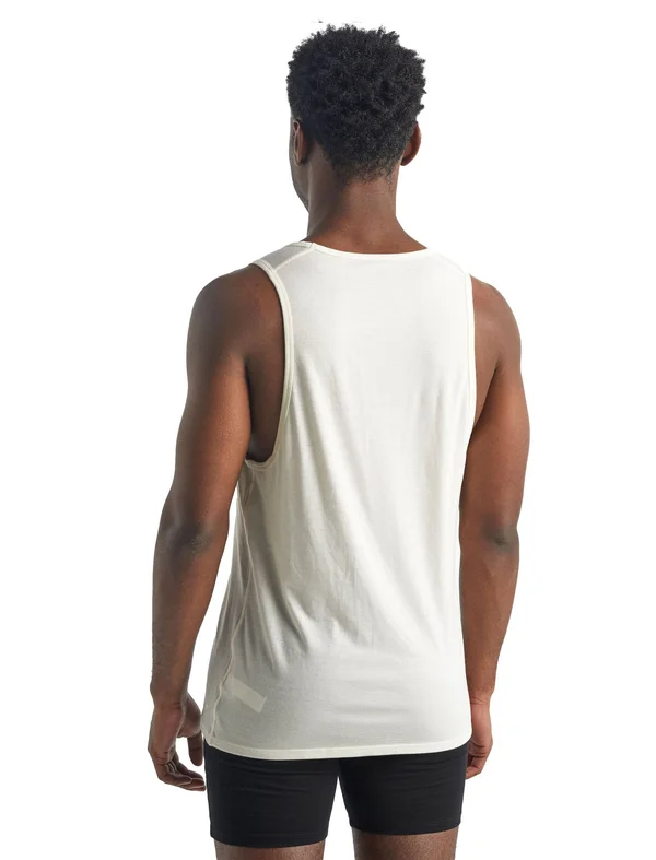Icebreaker Anatomica Tank Top - Men's Snow XXL