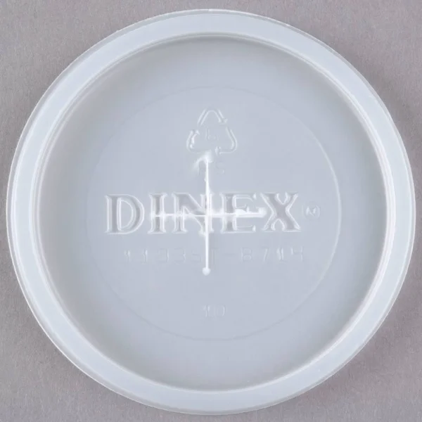 Dinex DX1193ST8714 Lid with Straw Slot for 5 oz. Tumblers - 1000, CS