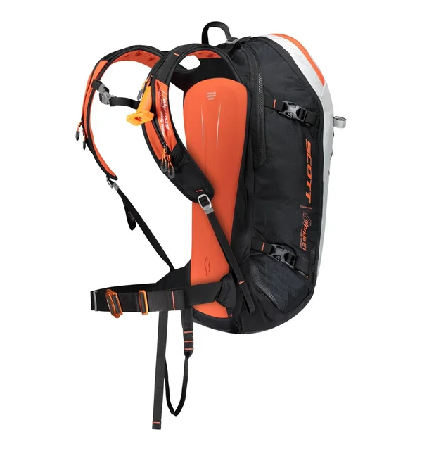 Scott Patrol E1 30 Black, Tangerine AIRBAG Backpack