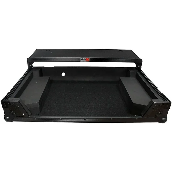 Prox XS-MCX8000WLT ATA Style Flight Road Case with Sliding Laptop Shelf and Wheels for Denon MCX8000 Black 190839800534