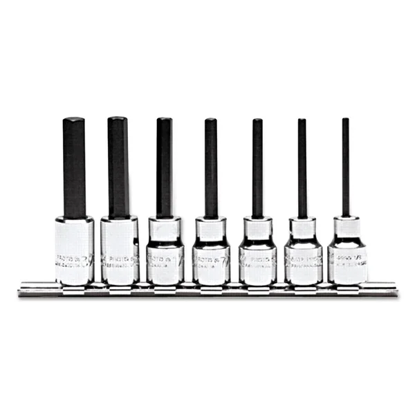 Proto 7-Piece SAE 3/8x22-Drive Hex-Bit Socket Set