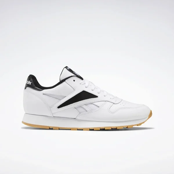 Reebok Lifestyle Classic Leather Mark Men's Shoes White/Black/White : 10.5 D