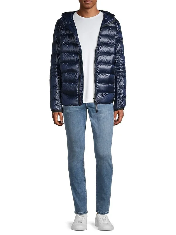 Canada Goose Men's Crofton Hooded Puffer Jacket - Moraine Lake - Size Large