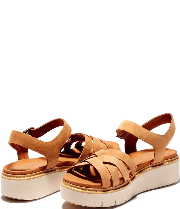 Timberland Safari Dawn Multi-Strap Sandal 6.5 Women's Black