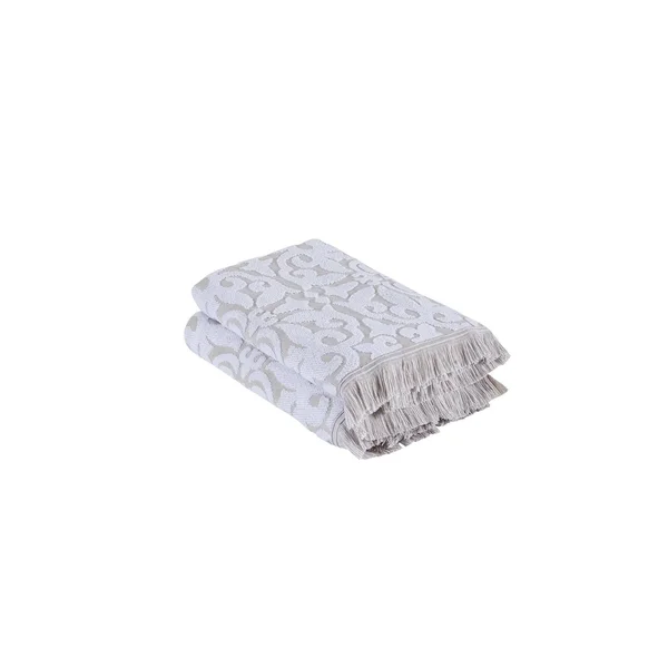 Ozan Premium Home 100% Genuine Turkish Cotton Panache Bath Towel ( Set of 2) Taupe