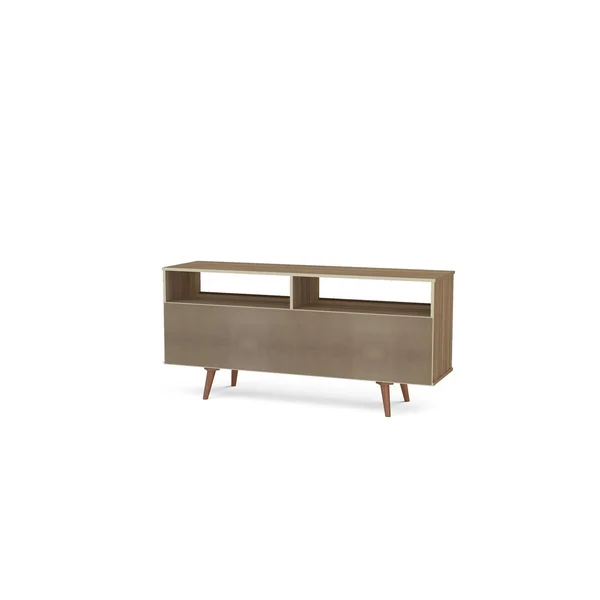 Fava 59 in. TV Stand, Light Brown - Polifurniture - 401607810001