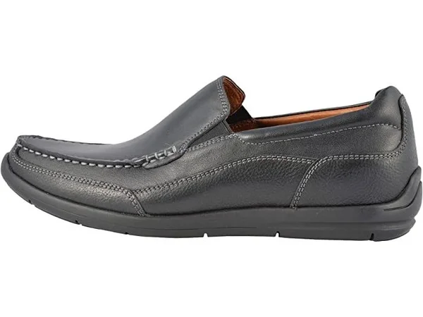 Vionic Preston Loafer Black Black Leather, 9.5, M