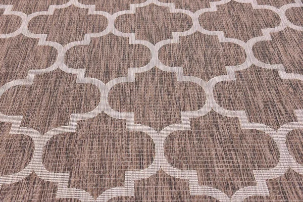 Outdoor Trellis 13 ft Square Brown Area Rug Indoor Outdoor Rug