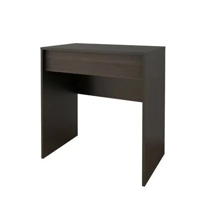Brayden Studio Estrella Vanity with Mirror Color: Black/Ebony