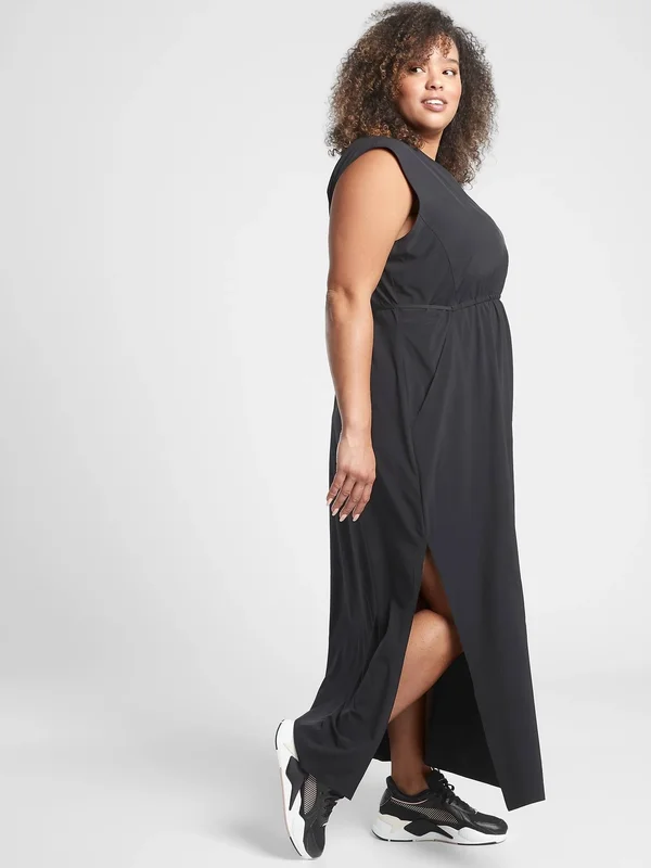 Athleta Women's Marlow Maxi Dress Black Size S