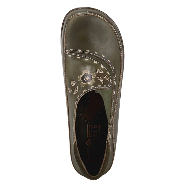 L&Artiste by Spring Step Women's Burbank, Navy Leather