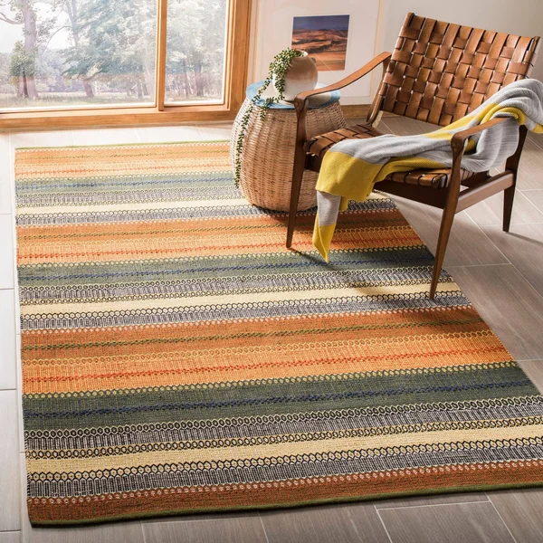 Safavieh Striped Kilim STK412B 5&x8& Rug