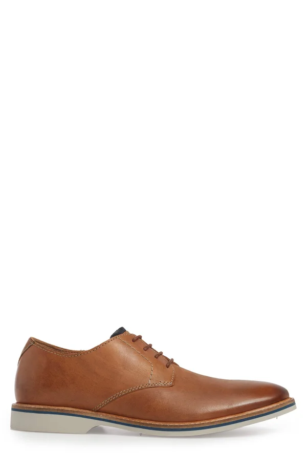 Clarks Men's Atticus Lace Oxford, Tan Leather, 9