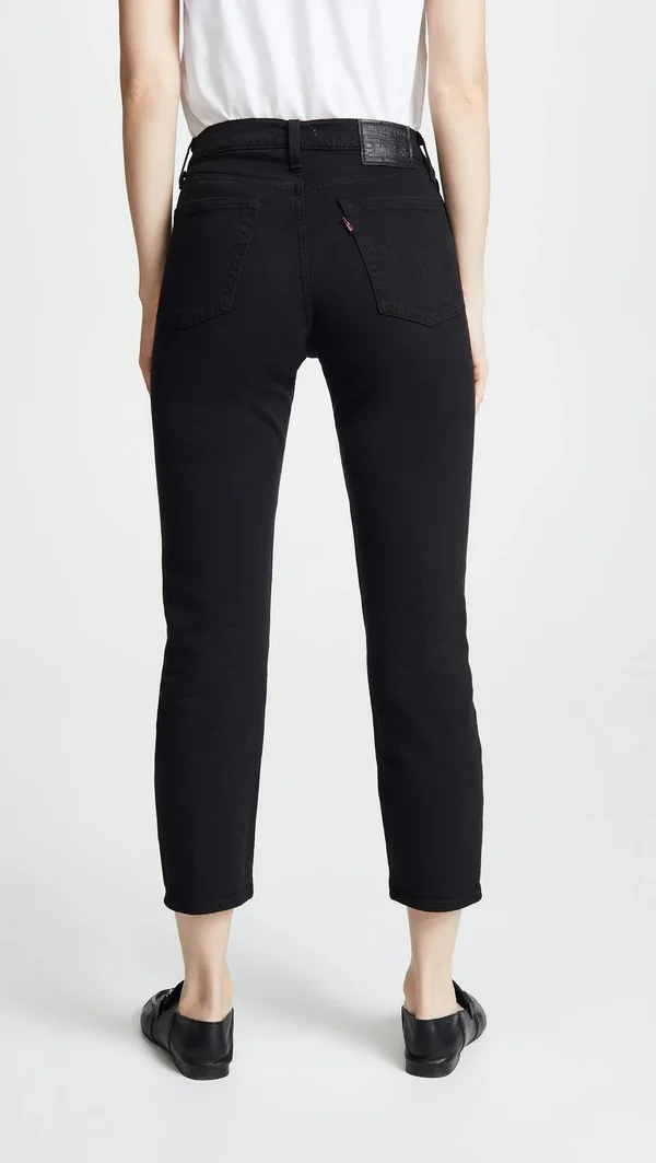 Levi&s Wedgie Straight Black Heart Jeans
