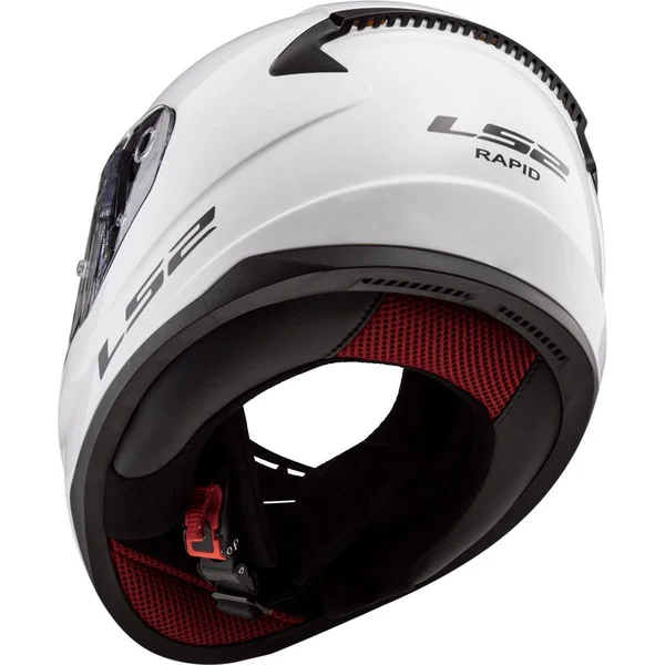 LS2 Rapid Solid Adult Street Helmets Gloss White - 3X-Large