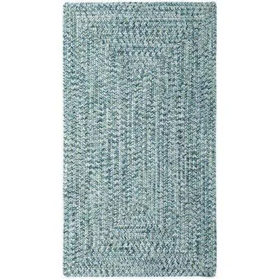 Winchcombe Braided Blue Area Rug Highland Dunes Rug Size: Square 5&6x22
