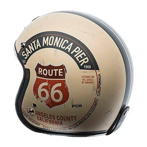 Torc T-50 Open Face Helmet Dreamer Flat White XX-Large