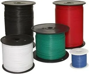 Solid Hookup Wire (300 Volt) (Gauge: 20 - Length: 5000 ft., Color: Orange) Wire-SO-20-03-5000