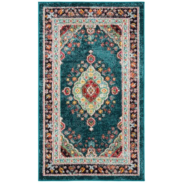 Safavieh Madison 200 Rug Collection MAD252F - Grey, Fuchsia - 9& x 12&