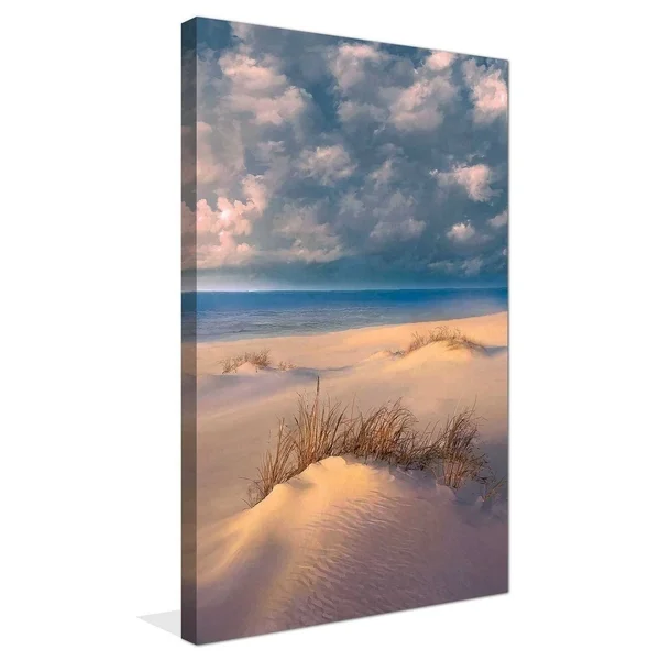 Windblown by Mike Calascibetta Print on Canvas - Blue - 24x22 W x 40x22 H x 1.5x22