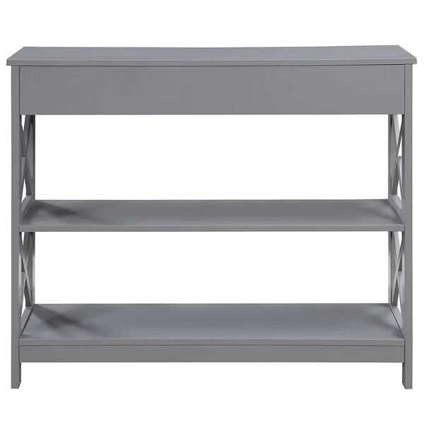 Convenience Concepts Oxford 1 Drawer Console Table, Gray