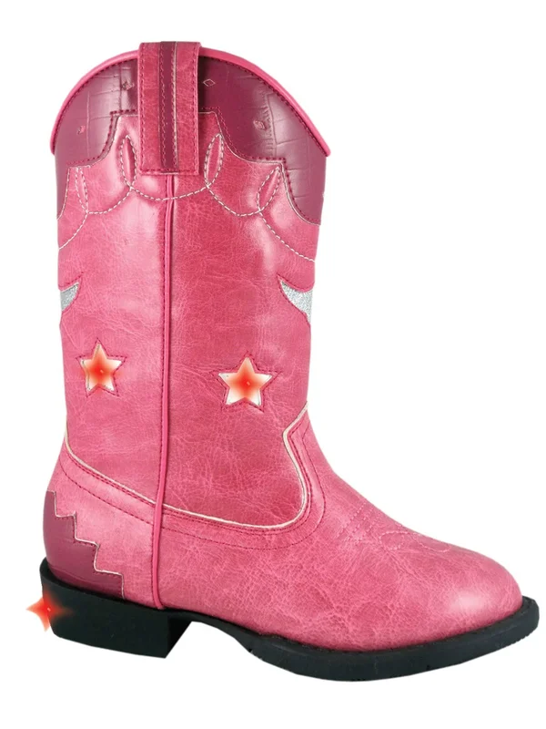 Smoky Mountain Kids Austin Lights Boots 9.5 Pink