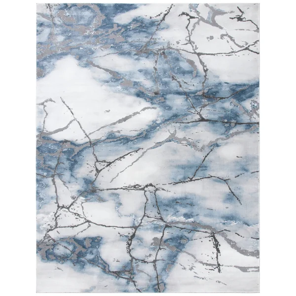 Safavieh Craft Margaretha Modern Abstract Rug - 2&3x22 x 20& Runner - Grey/Blue