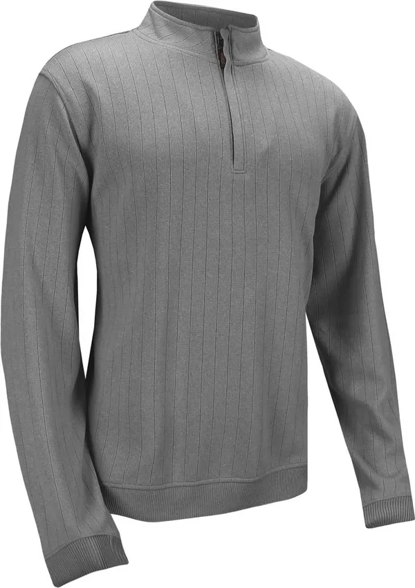 FootJoy Men's Drop Needle 1/2 Zip Golf Pullover Charcoal 2XL