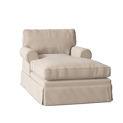 Lily Chaise Lounge Wayfair Custom Upholstery Body Fabric: Fresh Sand