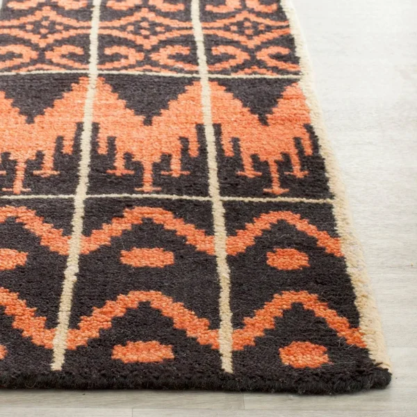 Safavieh Kenya KNY609A Orange, Black 6' x 9' Area Rug