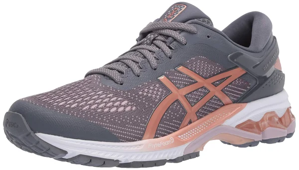 Women's Asics Gel-Kayano 26 Running Shoe, Gold