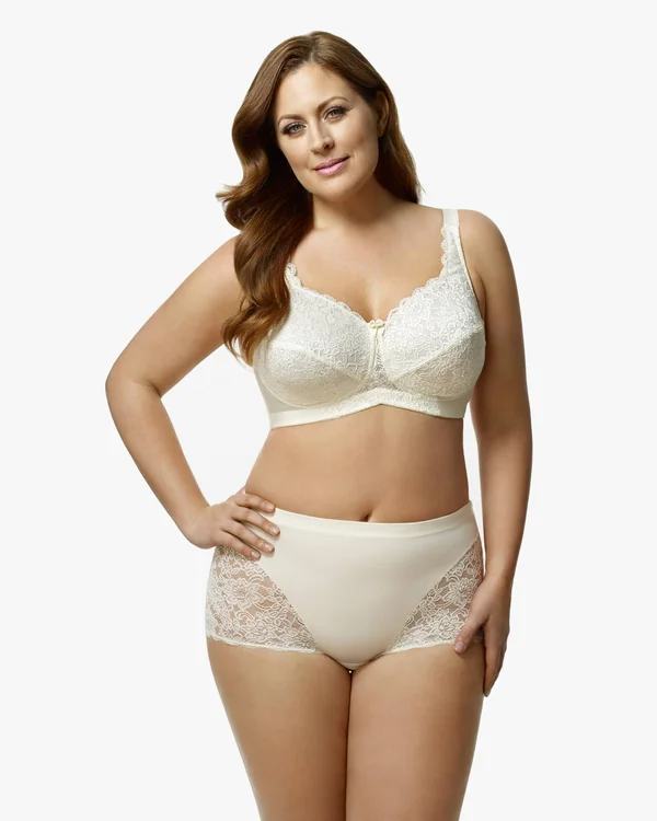 Elila Stretch Lace Softcup Bra 1607 Ivory