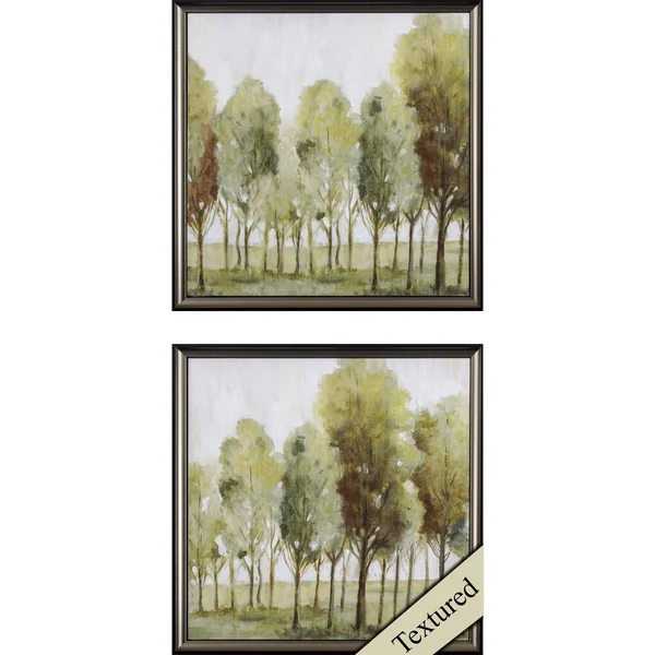 Set of Two Silent Fall Framed Art 387784